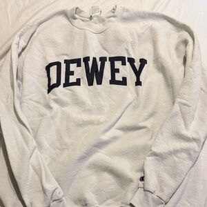 Champion White Crewneck Sweater